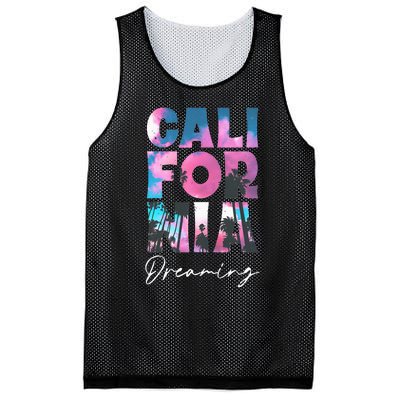 California Cali Lover Visiting California Mesh Reversible Basketball Jersey Tank