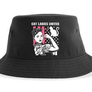 Childless Cat Lady For Cat Mom Women Cat Ladies Sustainable Bucket Hat