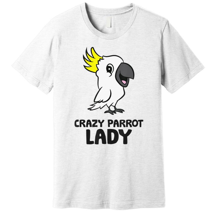 Cockatiel Cockatoo Lutino Quarrion Weiro Bird Parrot Premium T-Shirt