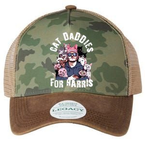 Childless Cat Lady Kamala Cat Dad Legacy Tie Dye Trucker Hat