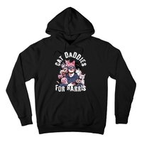 Childless Cat Lady Kamala Cat Dad Hoodie