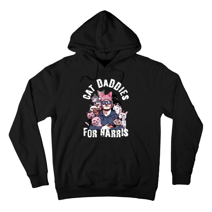 Childless Cat Lady Kamala Cat Dad Hoodie