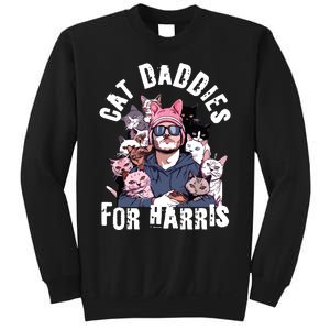 Childless Cat Lady Kamala Cat Dad Sweatshirt