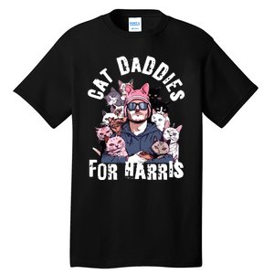 Childless Cat Lady Kamala Cat Dad Tall T-Shirt