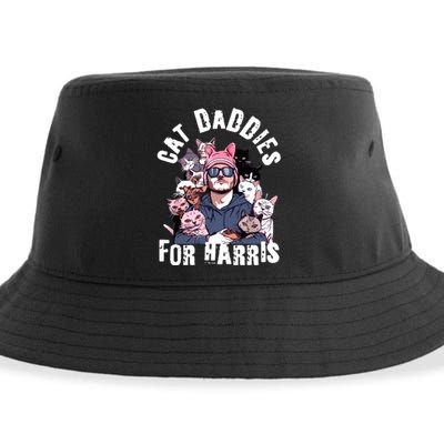 Childless Cat Lady Kamala Cat Dad Sustainable Bucket Hat