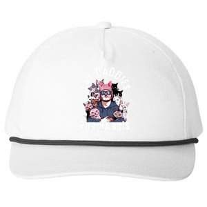 Childless Cat Lady Kamala Cat Dad Snapback Five-Panel Rope Hat