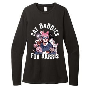 Childless Cat Lady Kamala Cat Dad Womens CVC Long Sleeve Shirt