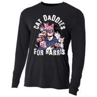 Childless Cat Lady Kamala Cat Dad Cooling Performance Long Sleeve Crew