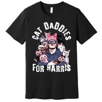 Childless Cat Lady Kamala Cat Dad Premium T-Shirt