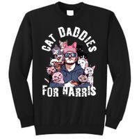 Childless Cat Lady Kamala Cat Dad Tall Sweatshirt