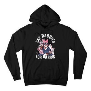 Childless Cat Lady Kamala Cat Dad Tall Hoodie