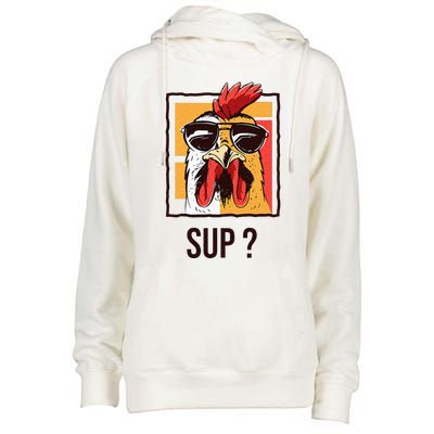 Cute Chicken Lover Gardening Farmer Henhouse Coop Chicken Womens Funnel Neck Pullover Hood