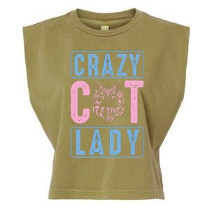 Crazy Cat Lady Garment-Dyed Women's Muscle Tee