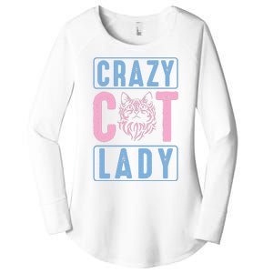 Crazy Cat Lady Women's Perfect Tri Tunic Long Sleeve Shirt