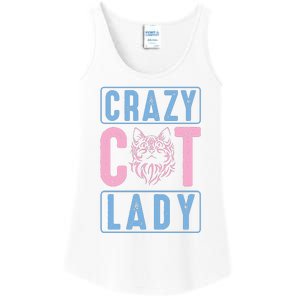 Crazy Cat Lady Ladies Essential Tank