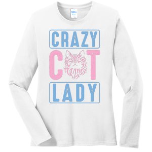 Crazy Cat Lady Ladies Long Sleeve Shirt