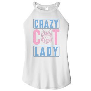 Crazy Cat Lady Women's Perfect Tri Rocker Tank