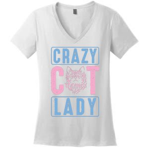 Crazy Cat Lady Women's V-Neck T-Shirt