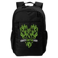 Crazy Cactus Lady Funny Desert Plant Succulents Lover Outfit Daily Commute Backpack