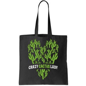 Crazy Cactus Lady Funny Desert Plant Succulents Lover Outfit Tote Bag