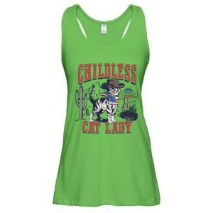 Childless Cat Lady Voting Kamala Harris 2024 Ladies Essential Flowy Tank