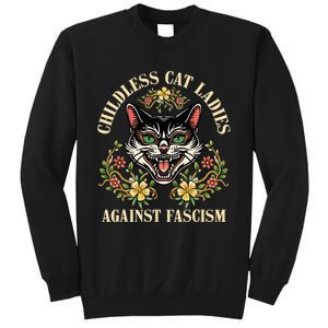 Childless Cat Ladies Against Fascism Sweatshirt