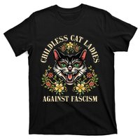 Childless Cat Ladies Against Fascism T-Shirt