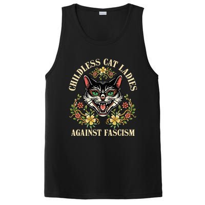 Childless Cat Ladies Against Fascism PosiCharge Competitor Tank