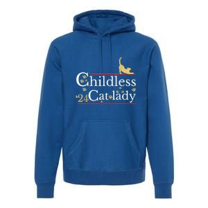 Childless Cat Lady For President Premium Hoodie