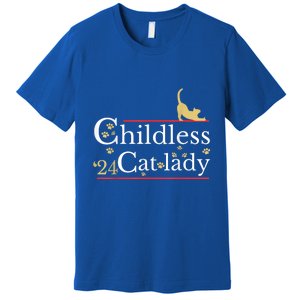 Childless Cat Lady For President Premium T-Shirt