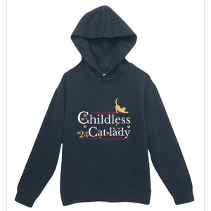 Childless Cat Lady For President Urban Pullover Hoodie