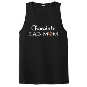 Cute Chocolate Lab Mom Gift For Lovers PosiCharge Competitor Tank