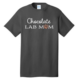 Cute Chocolate Lab Mom Gift For Lovers Tall T-Shirt