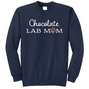 Cute Chocolate Lab Mom Gift For Lovers Sweatshirt