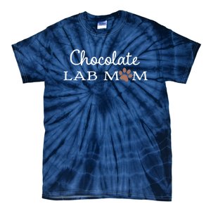 Cute Chocolate Lab Mom Gift For Lovers Tie-Dye T-Shirt