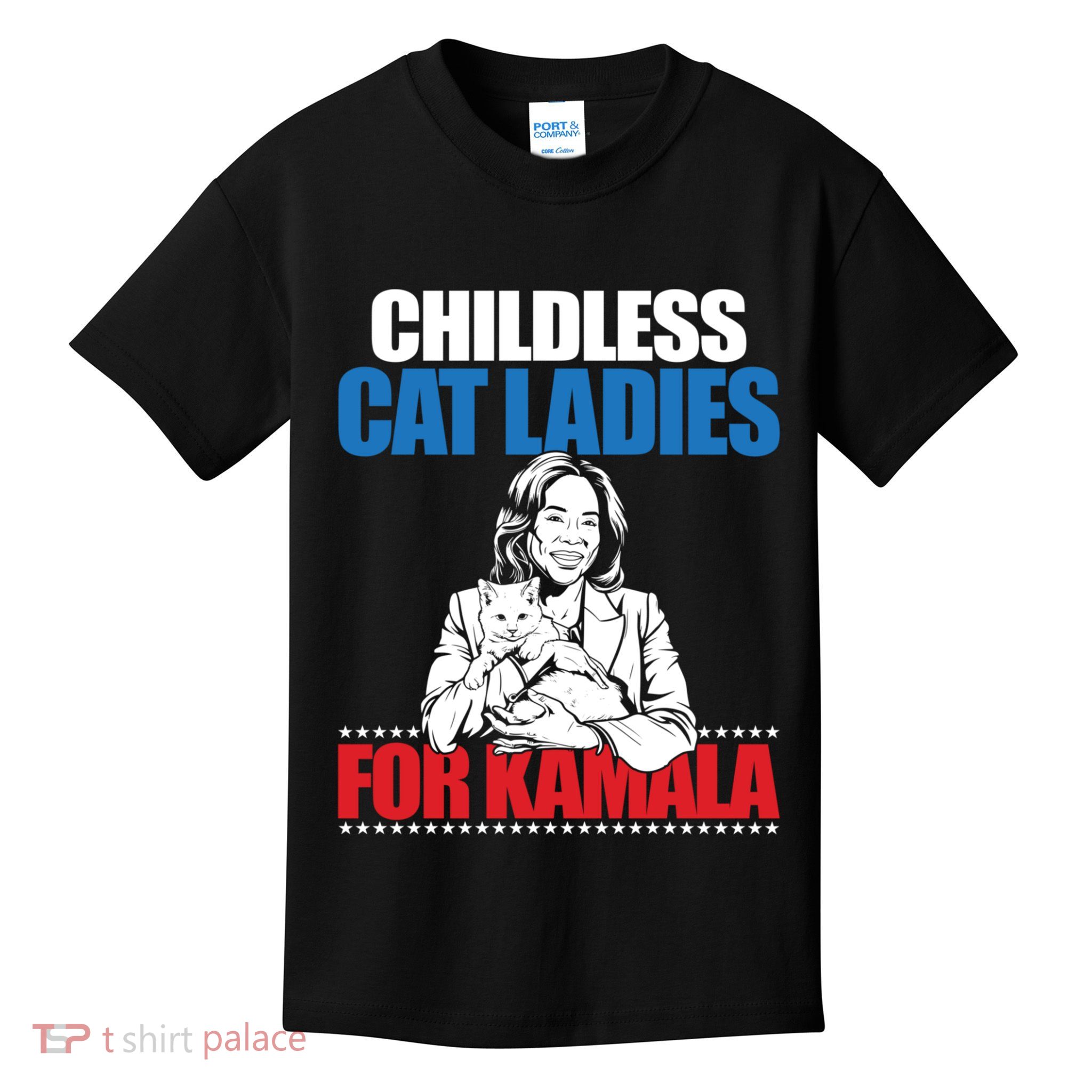 Childless Cat Ladies For Kamala Kids T-Shirt