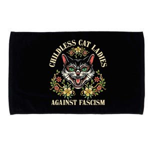 Childless Cat Ladies Against Fascism Microfiber Hand Towel