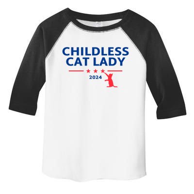 Childless Cat Lady 2024 Childless Cat Lady Toddler Fine Jersey T-Shirt