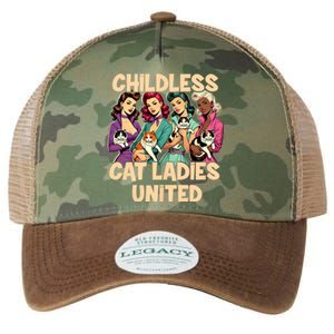 Childless Cat Lady For Cat Mom Women Cat Ladies Legacy Tie Dye Trucker Hat