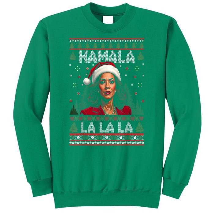 Christmas Comma La Funny Kamala Harris 2024 Xmas Women Gift Sweatshirt