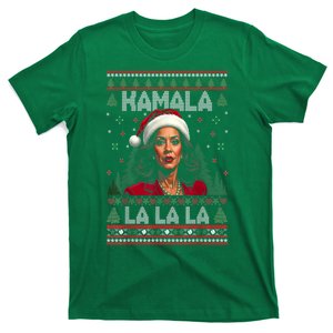 Christmas Comma La Funny Kamala Harris 2024 Xmas Women Gift T-Shirt