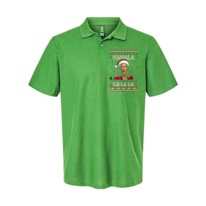 Christmas Comma La Funny Kamala Harris 2024 Xmas Women Gift Softstyle Adult Sport Polo