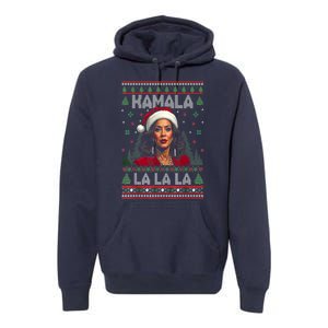 Christmas Comma La Funny Kamala Harris 2024 Xmas Women Gift Premium Hoodie