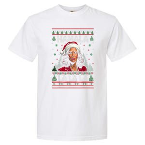 Christmas Comma La Funny Kamala Harris 2024 Xmas Women Gift Garment-Dyed Heavyweight T-Shirt