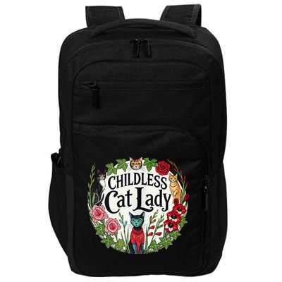 Childless Cat Ladies Against Fascism Impact Tech Backpack