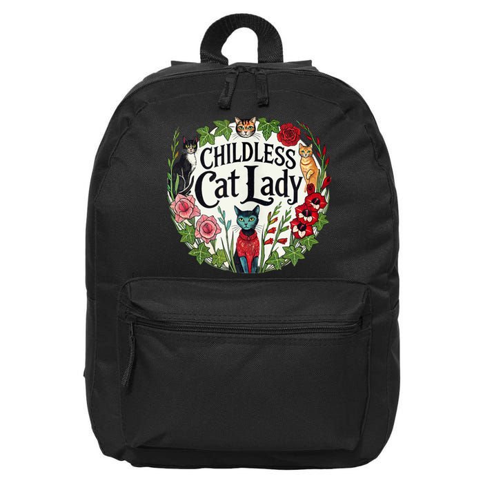Childless Cat Ladies Against Fascism 16 in Basic Backpack