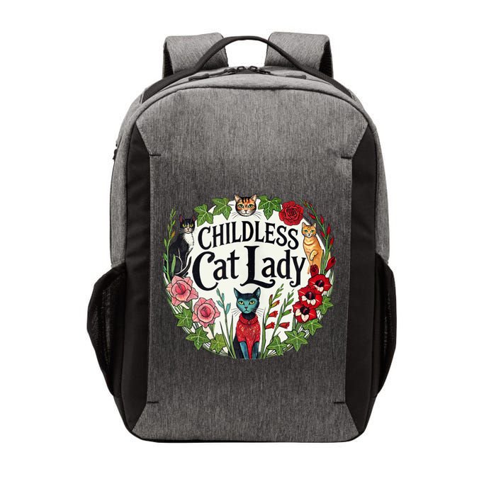 Childless Cat Ladies Against Fascism Vector Backpack