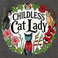 Childless Cat Ladies Against Fascism Vector Backpack
