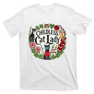 Childless Cat Ladies Against Fascism T-Shirt