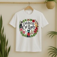 Childless Cat Ladies Against Fascism T-Shirt